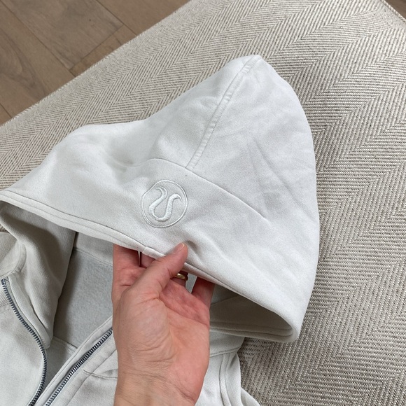 Lululemon Scuba Oversized Half-Zip Hoodie Natural Ivory - Picture 5 of 11